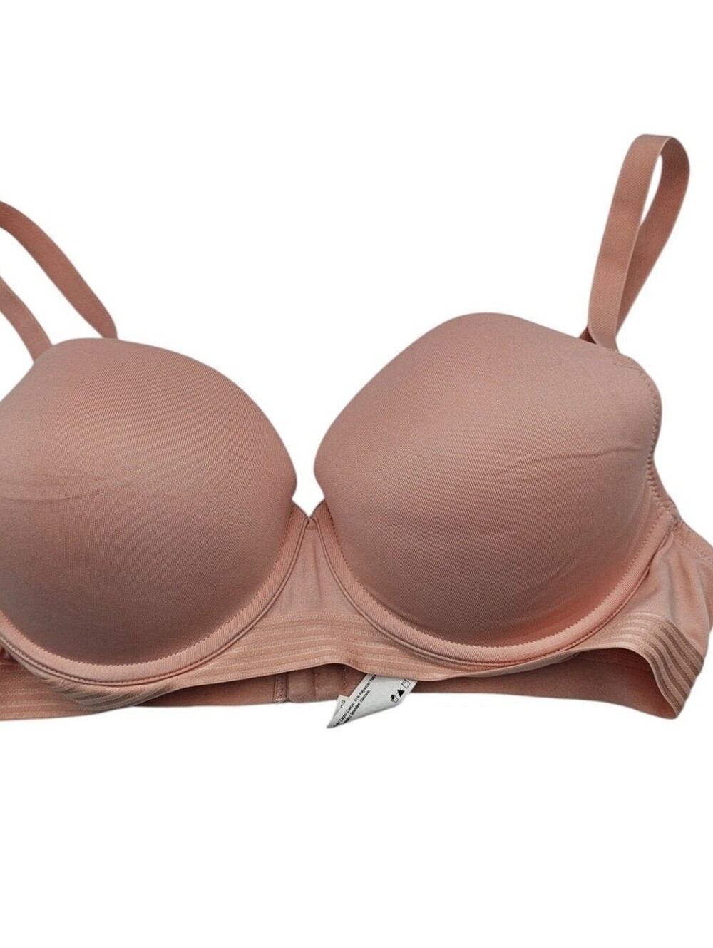 Maidenform Womens Sz 36C Lightly Padded T Shirt Bra Light Pink Tan